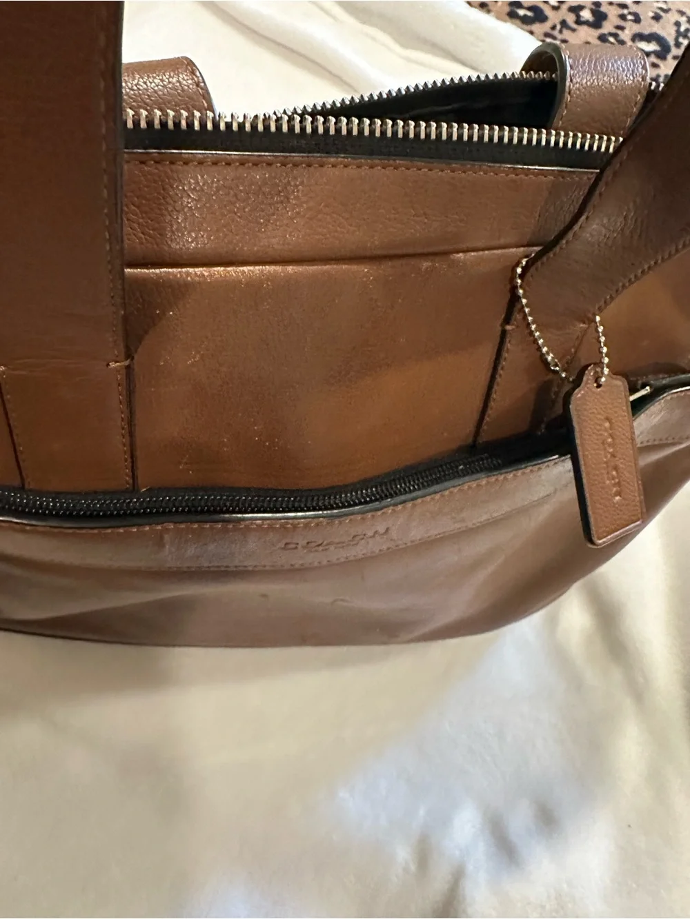 Coach smooth cognac